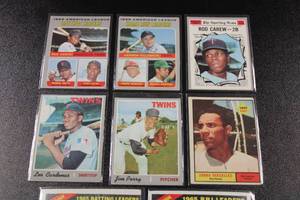 Vintage Minnesota Twins Baseball Card Lot  8 Cards