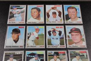1970 Topps Baseball Card Lot  16 Cards  Mickey Lolich - Ron Santo - Sparky Anderson