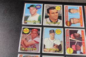 1969 Topps Baseball Card Lot #1  20 Cards  Lou Piniella RC - Joe Torre - Tim McCarver - Mickey Lolich