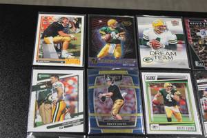 Brett Favre Football Card Lot  20 Different Cards w 1991 Upper Deck Rookie Card