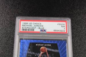 1998 UD Choice Starquest Blue Michael Jordan #SQ30 PSA 7