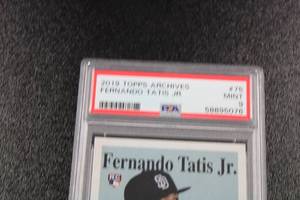 2019 Topps Archives Fernando Tatis Jr #75 Rookie Card PSA 9