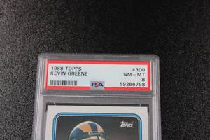 1988 Topps Kevin Greene #300 PSA 8 Rookie Card