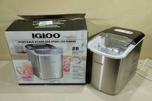Igloo 26-Lb. Ice Maker - Stainless Steel