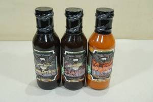 3 Bottles Croix Valley Sauces -Kansas City & St Louis BBQ, Garlic Buffalo