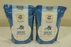 2 1,000 Springs Mill Organic Quick Oats