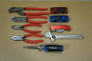 Assorted Job Smart Tools - Pliers, Allen Wrenches, Driver