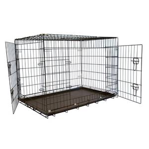 Iconic Pet - 24 Foldable Double Door Pet Dog Cat Training Crate
