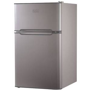 Black  Decker 3.1 Cu Ft RefrigeratorFreezer -Stainless Steel