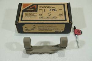 lot 40 image: Aero Precision Ultralight Scope Mount - 1, Standard Relief, Flat Dark Earth