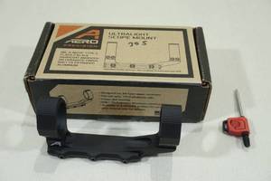 lot 43 image: Aero Precision Ultralight Scope Mount - 30mm, Standard Relief, Black