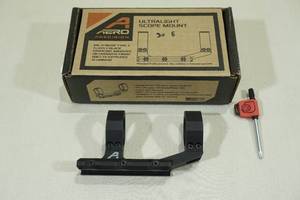 lot 44 image: Aero Precision Ultralight Scope Mount - 30mm, Extended Relief, Black