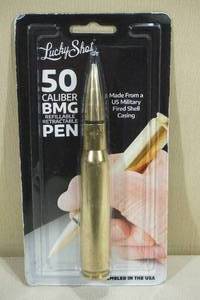 lot 50 image: Lucky Shot 50 Cal BMG Retractable Pen