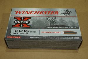 lot 80 image: 20 Winchester Super-X .30-06 Sprg 165 Gr Power Point Ammo