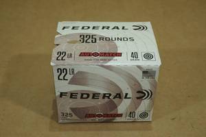 lot 88 image: 325 Federal Automatch .22 LR 40 Gr Ammo