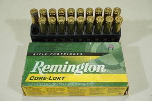 lot 84C image: 19 Remington .308 Win 150 Gr Core-Lokt PSP Ammo