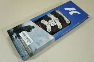 lot 106 image: Korkers Triple Threat Aluminum Bar Interchangeable Soles - Size 10