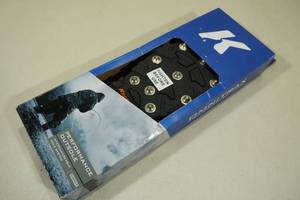 lot 108 image: Korkers Triple Threat Carbide Spike Interchangeable Soles - Size 11