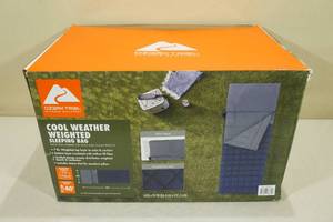 lot 127 image: Ozark Trail Cool Weather Weighted Sleeping Bag