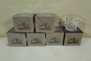 lot 147 image: Whiskey Glasses with Embedded Bullets - Gun Permit