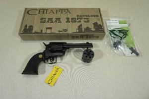 lot 5A image: NEW Chiappa 1873-22 Single Action Revolver - .22 LR and Magnum Cylinders