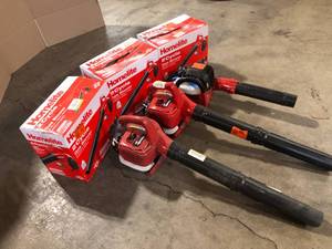 Lot of Homelite  Gas Handheld Blower Vacuum Customer return Review all pictures