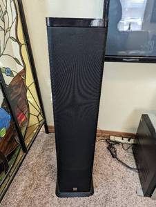 lot 57 image: Pair Of Eosone Tower Speakers