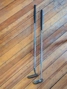 lot 75 image: Two Vintage Golf Clubs