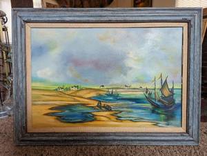 lot 83 image: Framed Original Painting