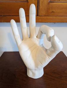lot 84 image: Hand Sculpture