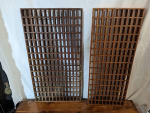 lot 155 image: Two Wood Floor Grates