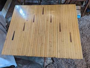 lot 168 image: Bowling Alley Slab Coffee Table