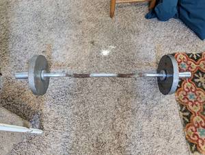 lot 182 image: Olympic Weight Curl Bar