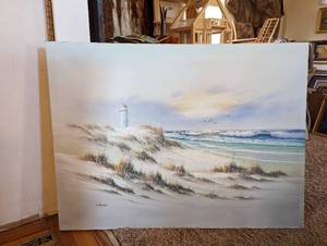 lot 191 image: Original Painting On Canvas