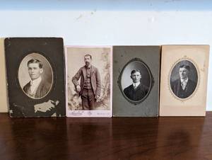 lot 226 image: Four Antique Portraits