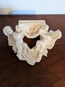 lot 234 image: Cherub Wall-Mounted Shelf
