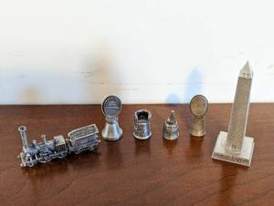 lot 251 image: Collection Of Metal Souvenirs