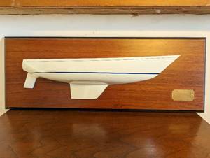 lot 267 image: The Scale Model Company Decorative Boat Wall-Hanging
