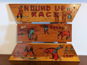 lot 268 image: Wall-Mounted Cowboy Rack