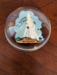 lot 273 image: Old Faithful Paperweight
