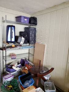 Shelving Unit and Contents
