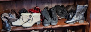 Eleven Pairs Of Womens Boots
