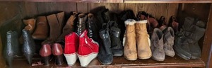 Fourteen Pairs Of Womens BootsShoes