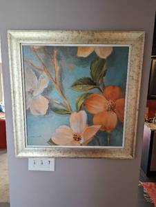 Framed Original Painting On Wood