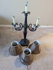 Candelabra Style Table Lamp