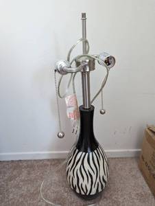 Zebra Table Lamp