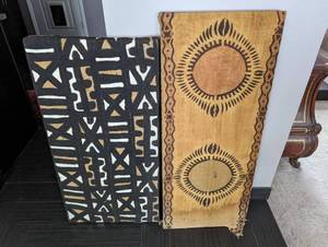 Two Pieces Of Textile Art