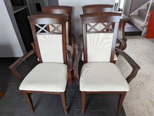 Four Dining Room Armchairs