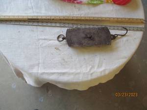 lot 289 image: Antique Heavy metal circular Spring...
