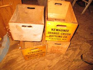 lot 61 image: Four antique wooden Coca-Cola, Supe...